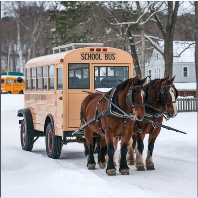 Obrázek skolni autobus v USA