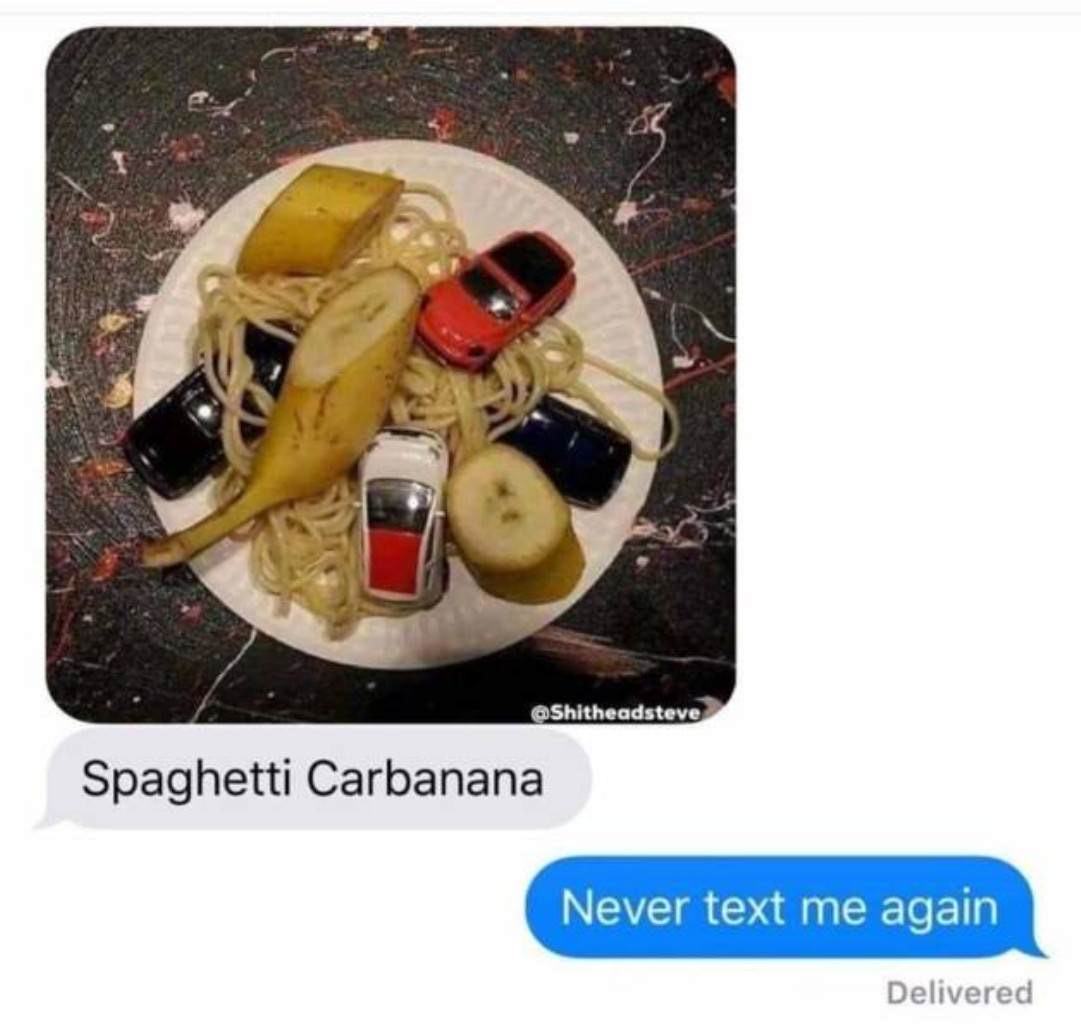 Obrázek spaghetti carbanana