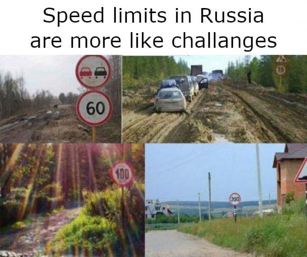 Obrázek speed limits in russia