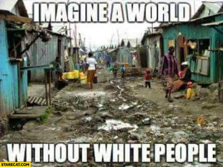 Obrázek stare imagine-a-world-without-white-people-mess