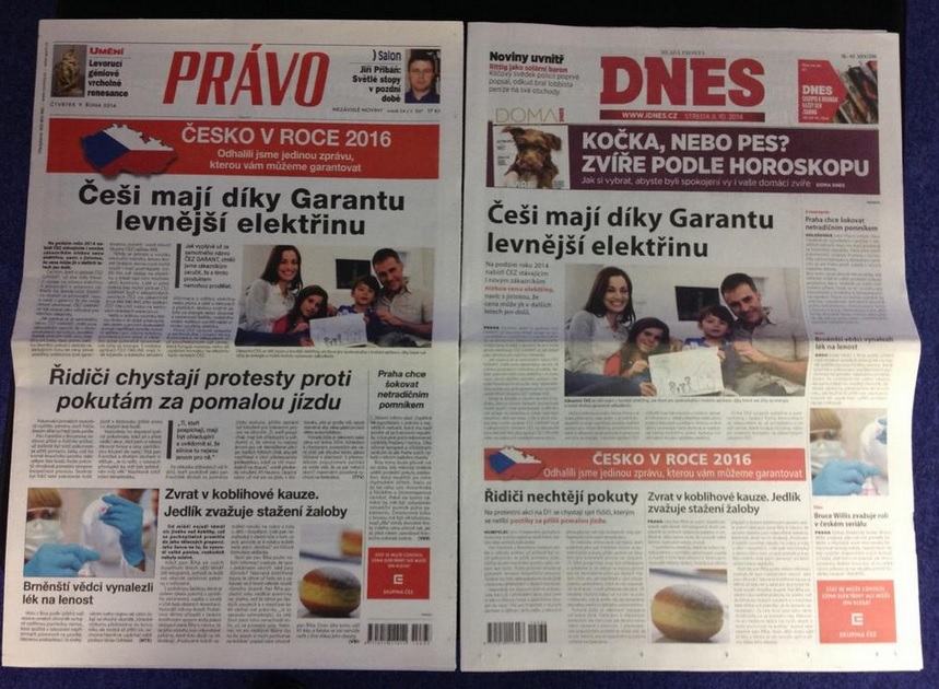 Obrázek stredecni MF DNES  ctvrtecni PRAVO