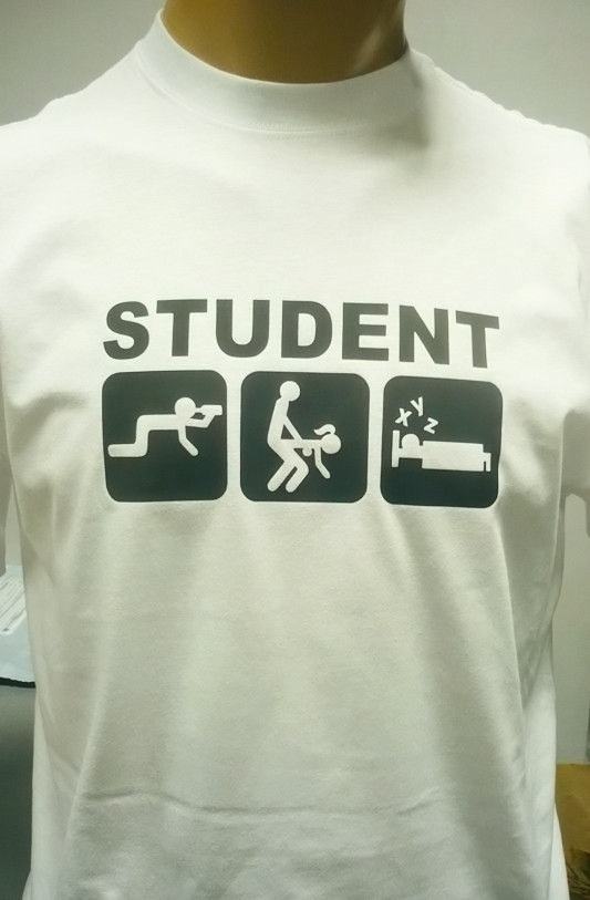 Obrázek student t-shirt  