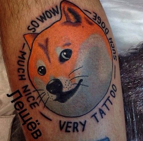 Obrázek such doge so wow much nice very tattoo