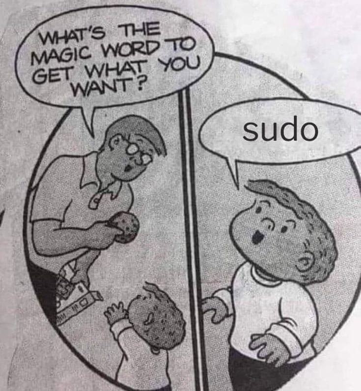 Obrázek sudo