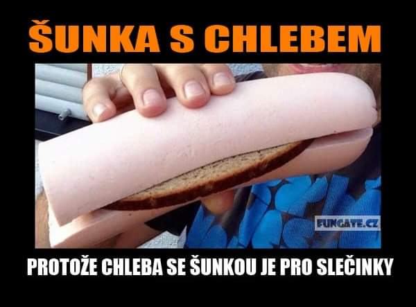 Obrázek sunka s chlebem