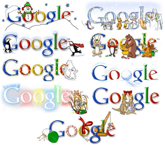 Obrázek svatecnej Google 1999 az 2007
