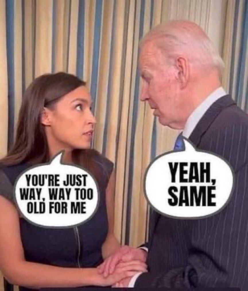 Obrázek too old for Biden