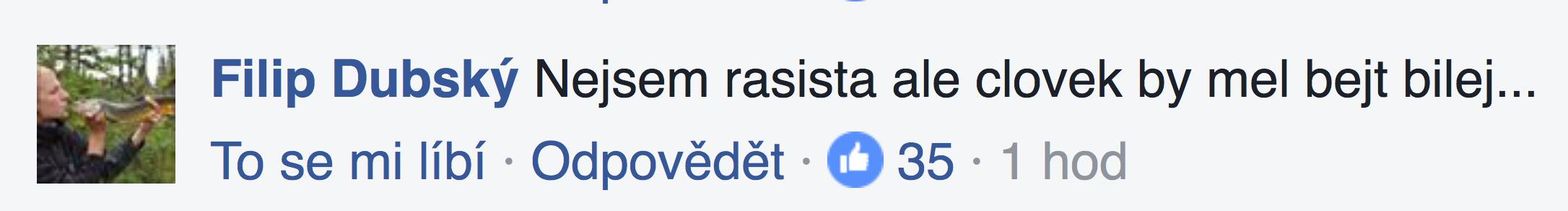 Obrázek totally not rasist