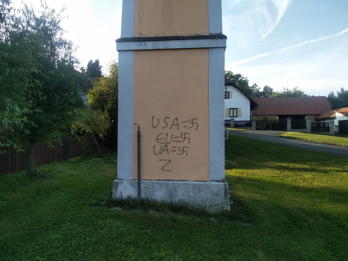 Obrázek v jedne vsi na plzensku