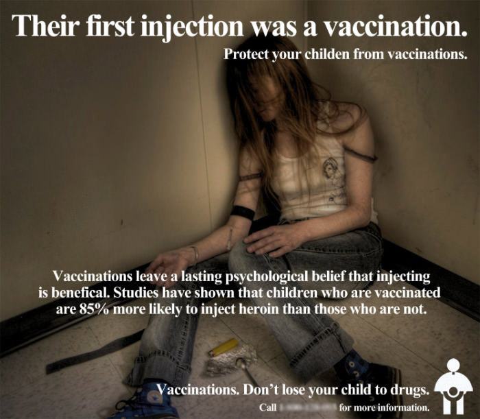 Obrázek vaccinations are evil