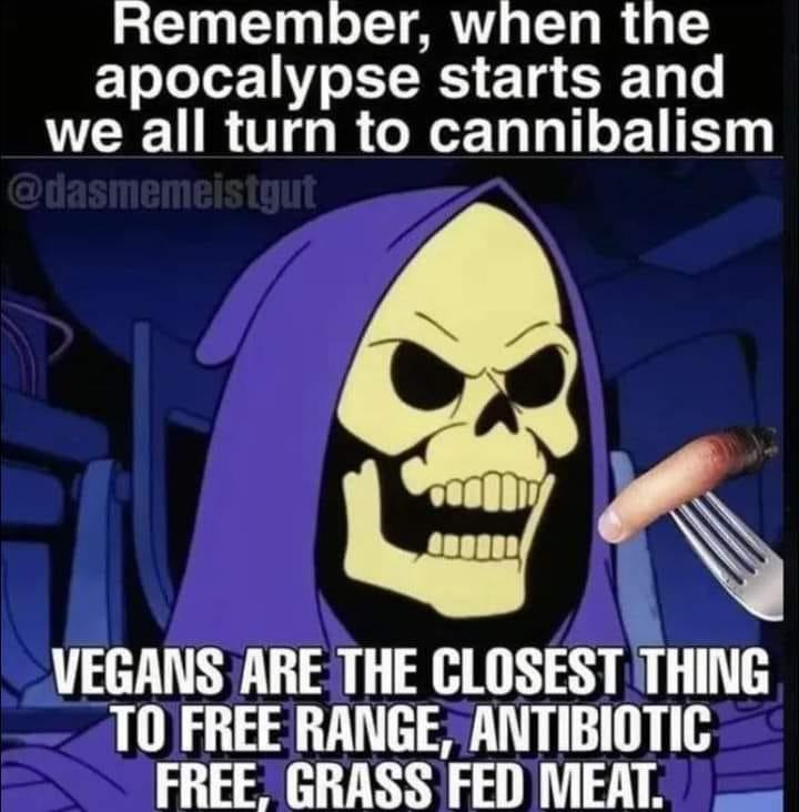 Obrázek vegans are free range food