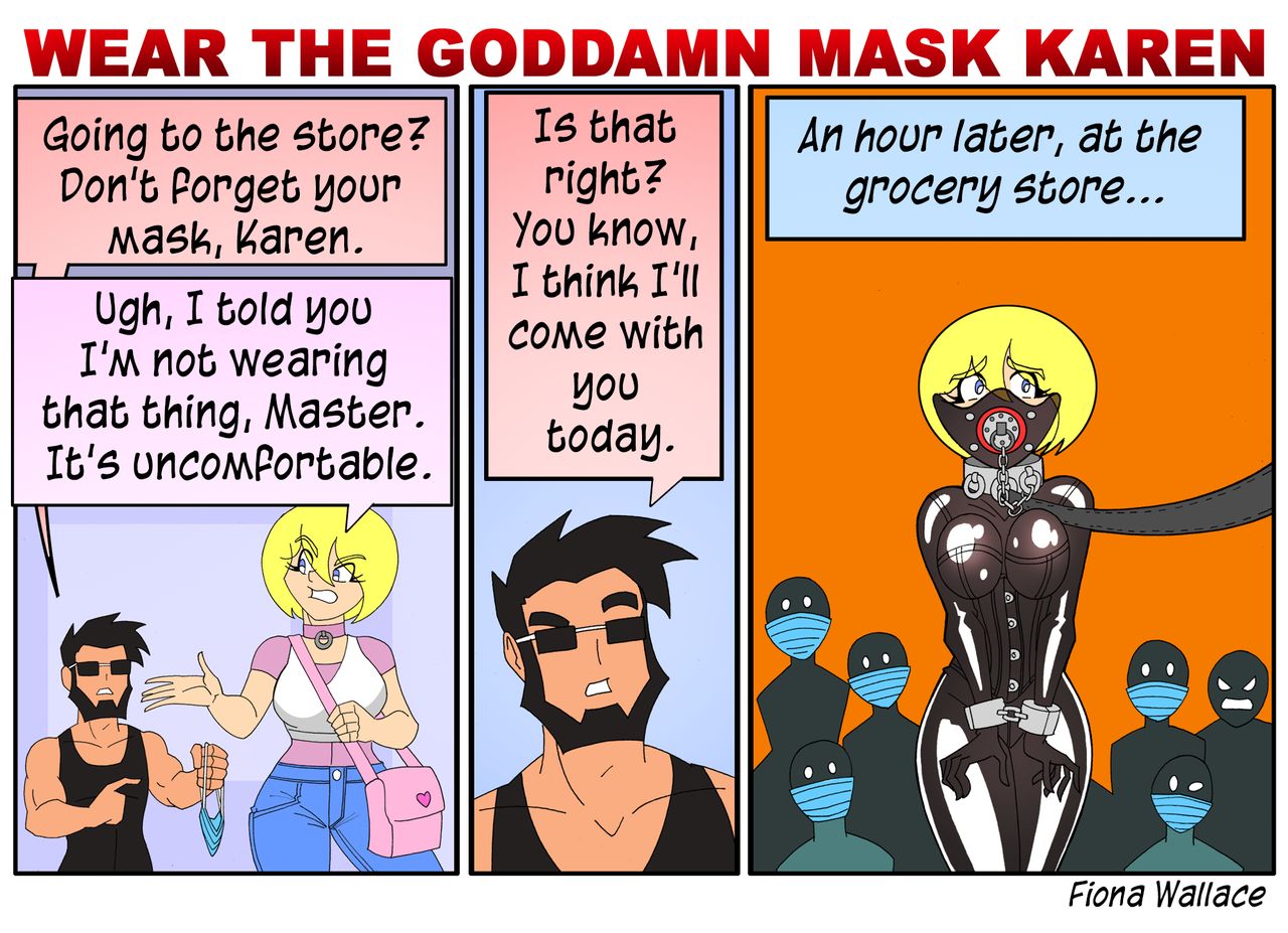 Obrázek wear the goddamn mask karen by collarsixx de1i6or-fullview