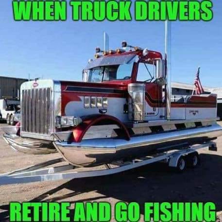 Obrázek when truck drivers go fishing