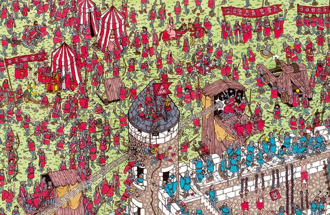 Obrázek where is waldo over 9000