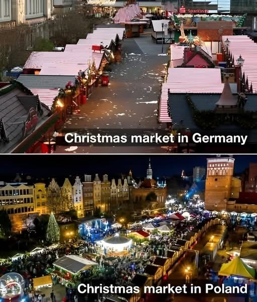 Obrázek xmas markets with and without imigrants