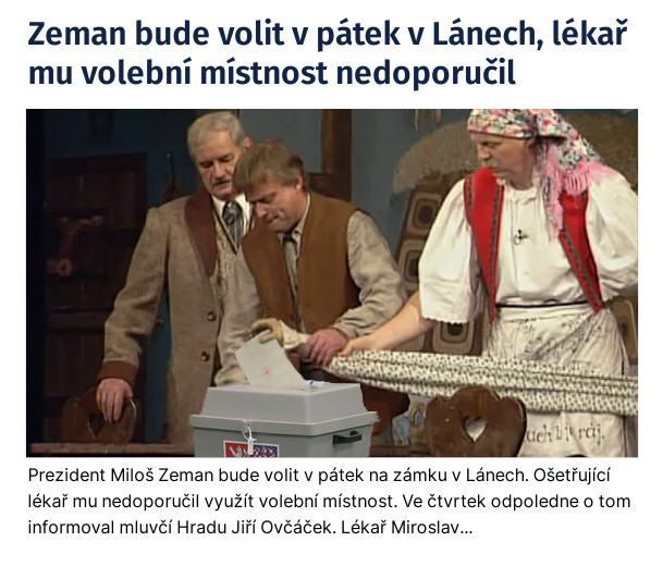 Obrázek zemanova volba 2021