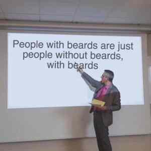 People with beards