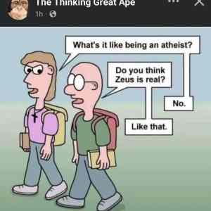 being atheist