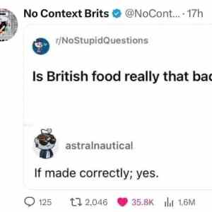 british food