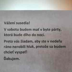 slusny sused sa pozna
