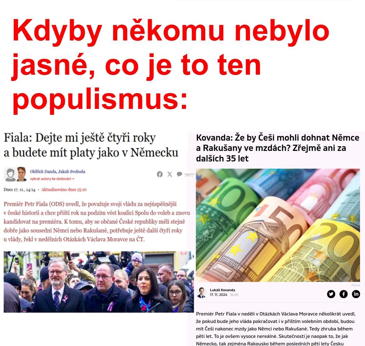 Obrázek Co je to populismus