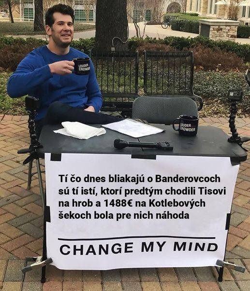 Obrázek change my mind gardisti