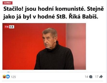 Obrázek Ano jsou hodni komiterniste a estebaci