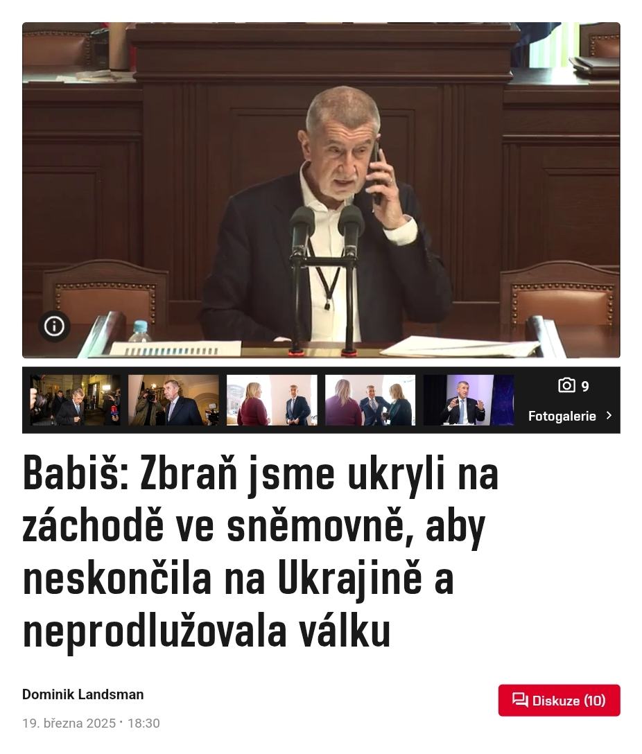 Obrázek Babis je rafinovanej