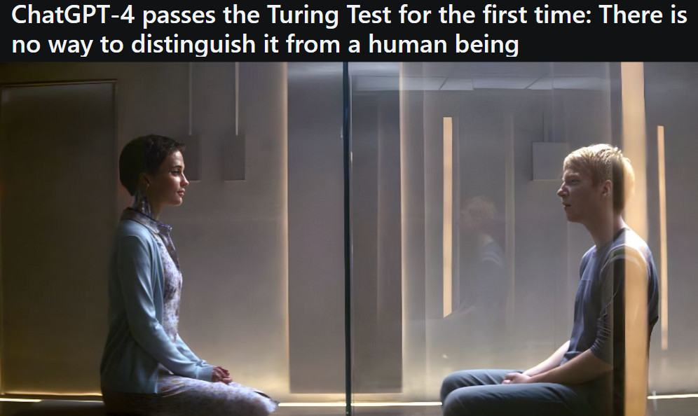 Obrázek ChatGPT-4 passes Turing test 20241004