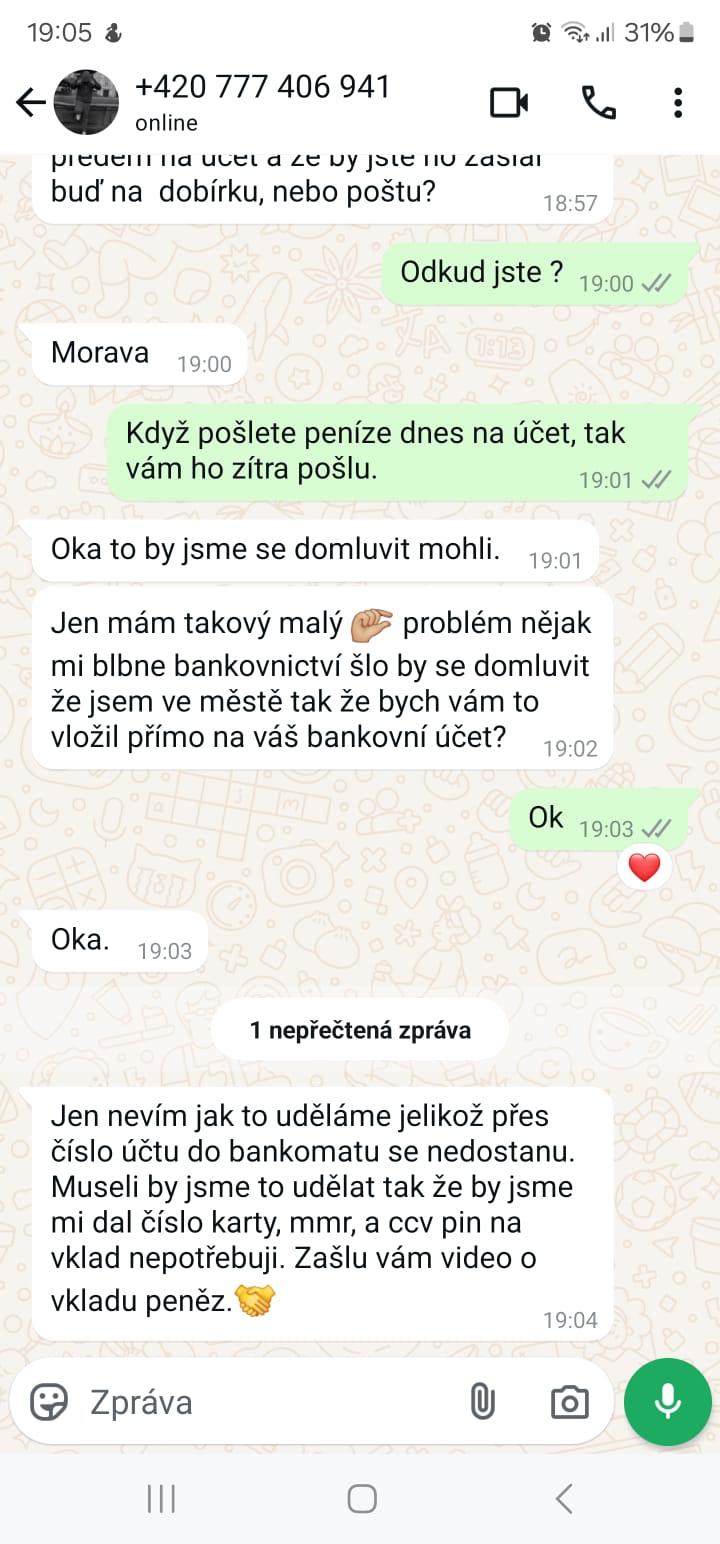 Obrázek Pin na vklad nepotrebuji