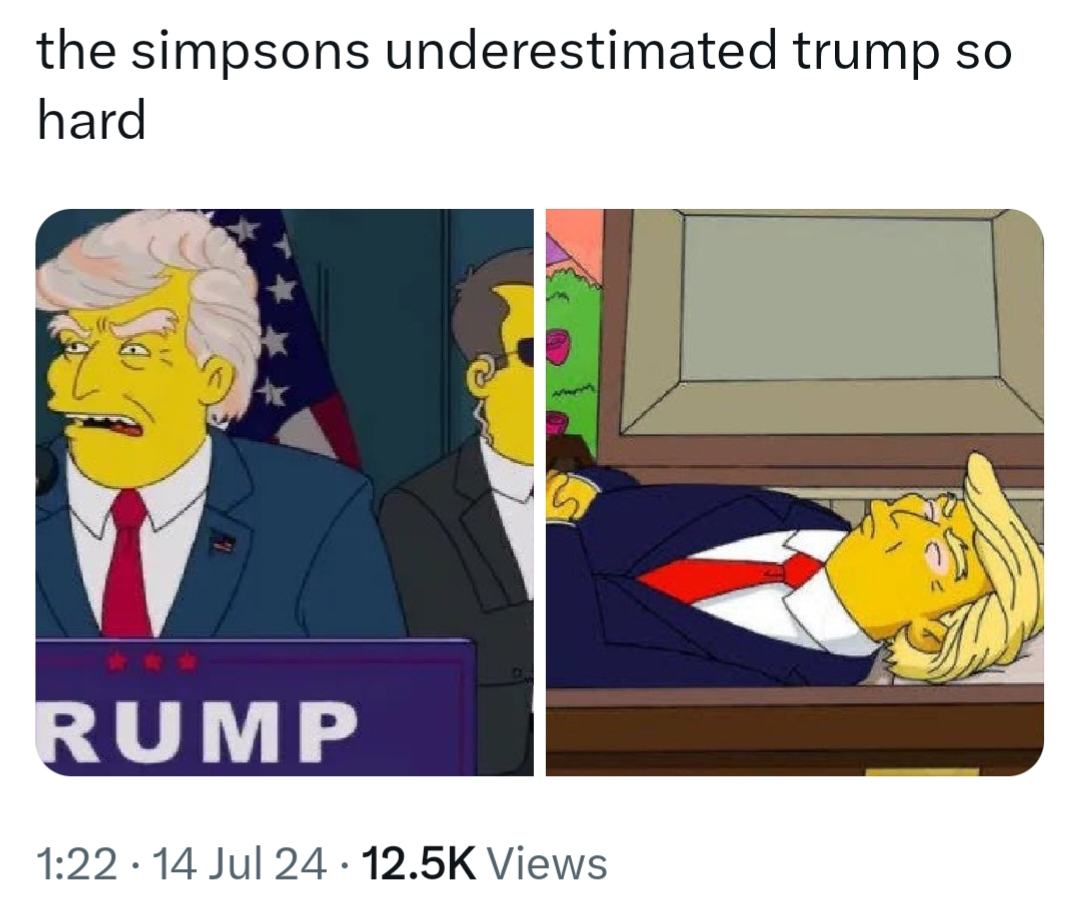 Obrázek Simpsons vs Trump