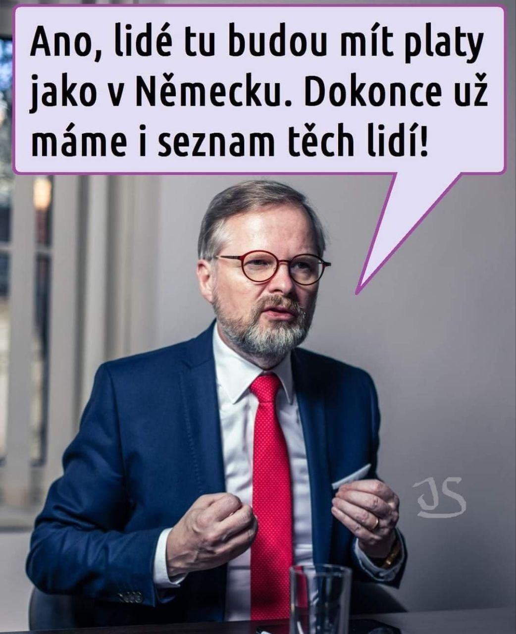 Obrázek Uplna pravda . CZ politik ma vyssi plat nez v Nemecku 