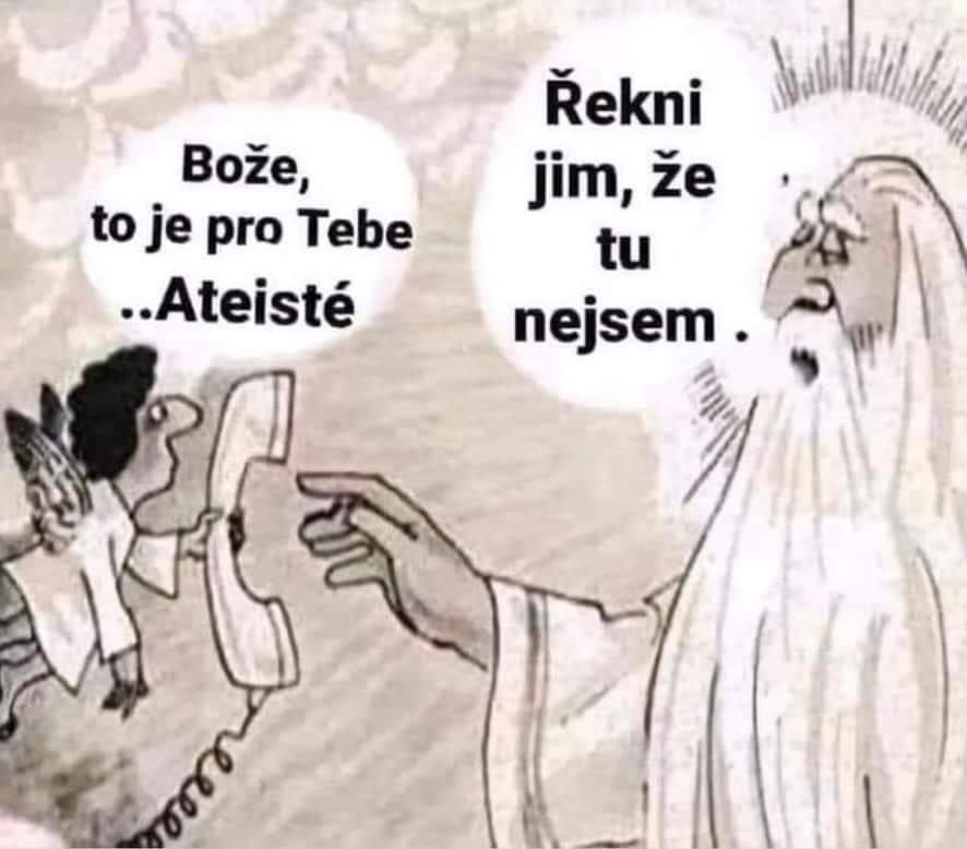 Obrázek ateisti volaji