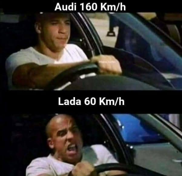 Obrázek audi vs lada