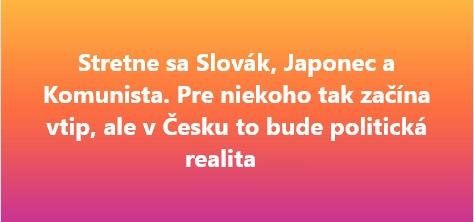 Obrázek ceska politicka realita