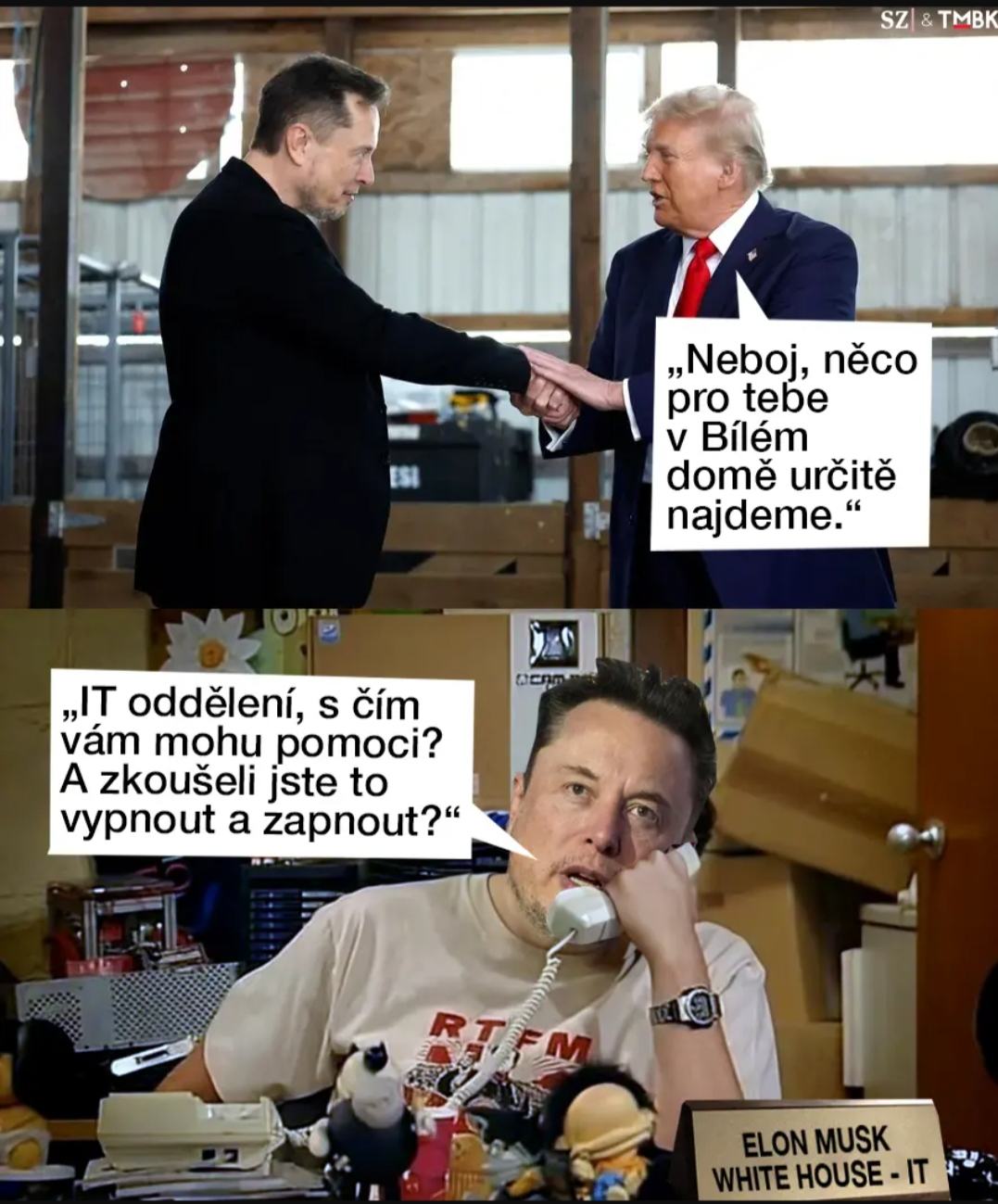 Obrázek elon v bilem dome