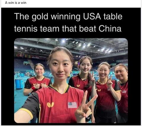 Obrázek pingpong zlata medajle pro USA