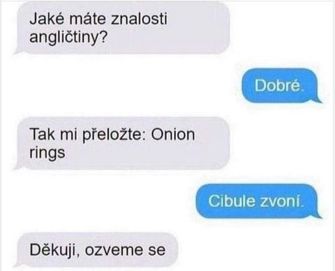 Obrázek pracovni pohovor anglictina