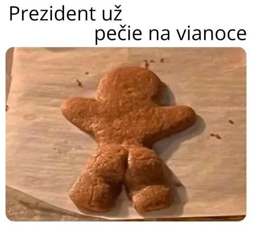 Obrázek prezident pecie na vianoce