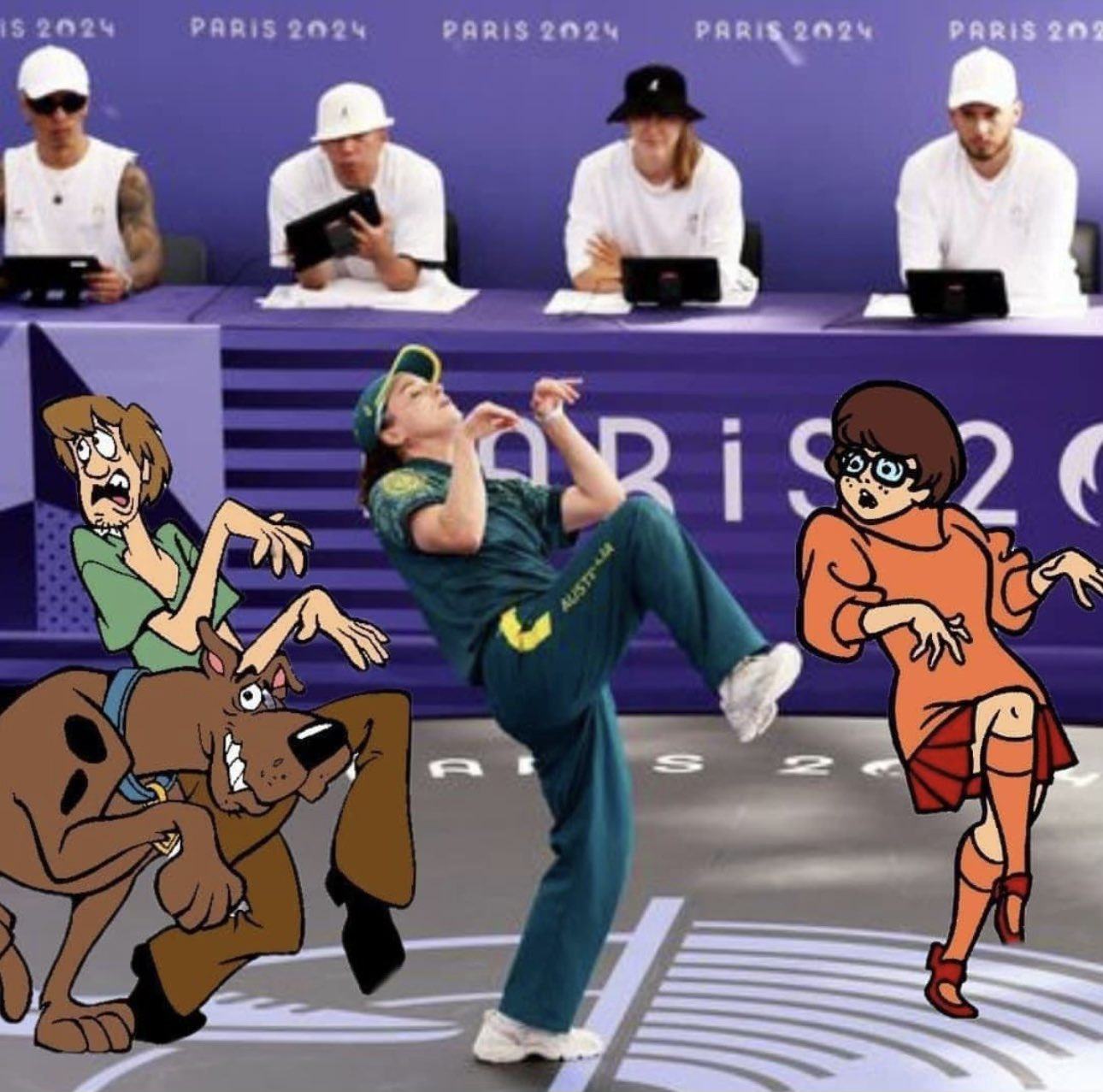 Obrázek scooby doo break dance