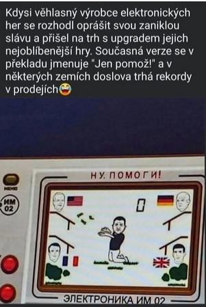 Obrázek sovetsky gameboy