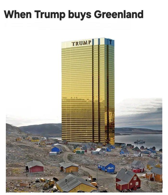 Obrázek trump tower greenland