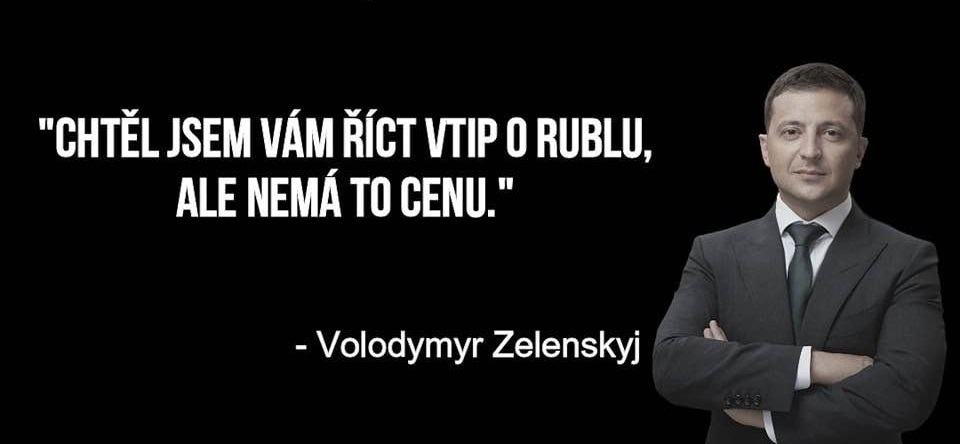 Obrázek vtip o rublu